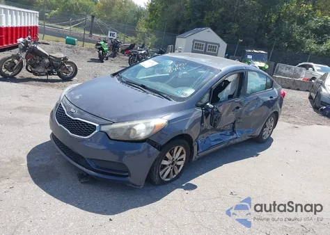 2014 Kia Forte Lx z USA, uszkodzony, nr VIN KNAFX4A61E5148441